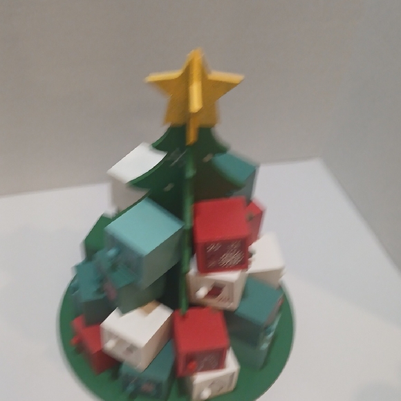 Festive Wooden Advent Calendar Tree - Picture 9 of 9